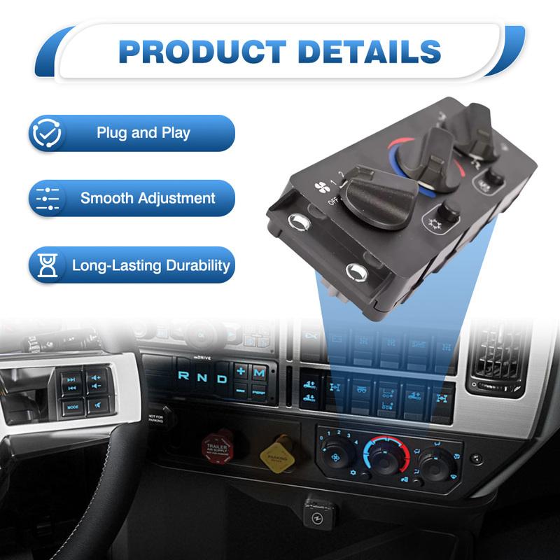 A/C Heater Climate Control Pannel Air Condition Module for Mack CHU612 CHU613 2008-2018 25110700 70826280 8+16pins