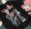 100% Cotton TOPS UNISEX TEES MENS WOMENS Spy X Family T-Shirt Anime,Loid,Yor,Anya,Bond,Forger,Funny Shirt Tshirt 071