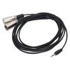 3,5 mm Klinke Stecker auf Dual XLR Stecker Kabel 3 Meter TRS auf Dual XLR Y-Splitter Stereo Mikrofon Adapter