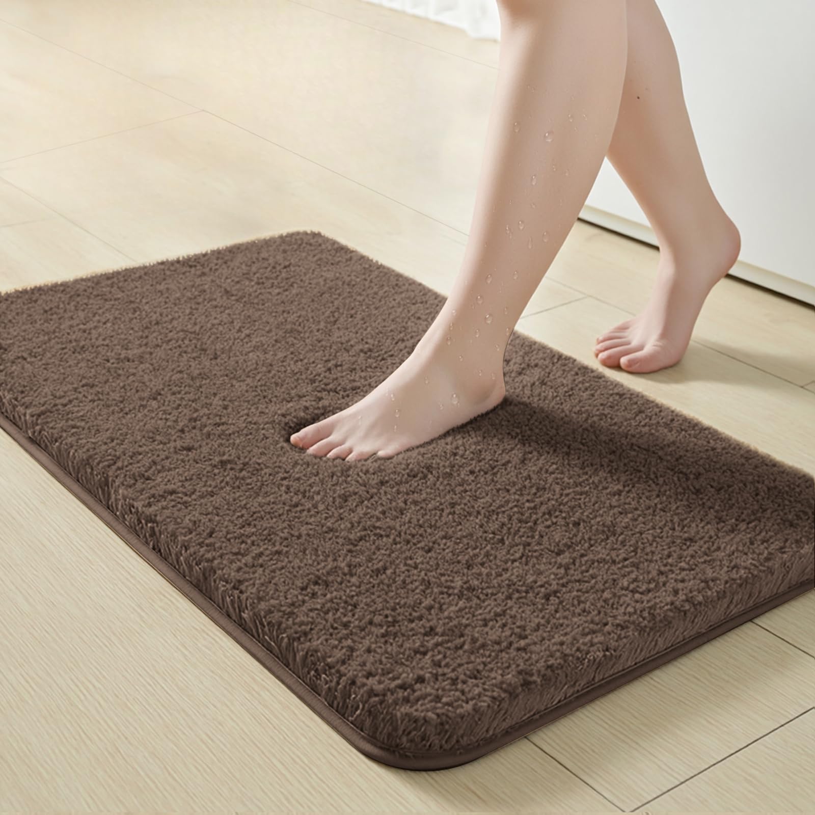

FEELSO Bathroom Extra 40 x 60 Instant Absorbent Floor Fully for Dressing Kitchens Mat, Non-Slip, Absorbent, Thick, cm, Quick-Drying, Washable, Mat,