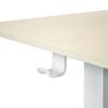 Electric adjustable automatic high standing desk 120x60 beige