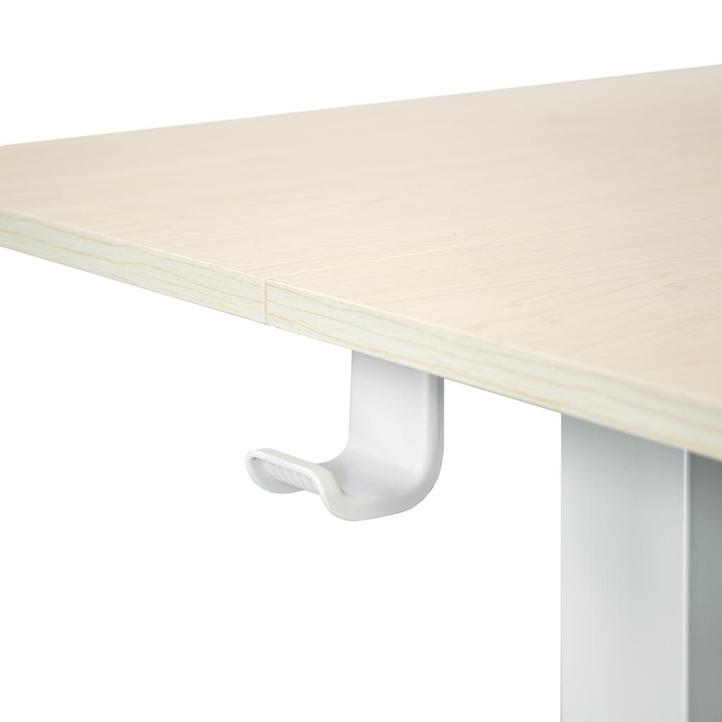 Electric adjustable automatic high standing desk 120x60 beige