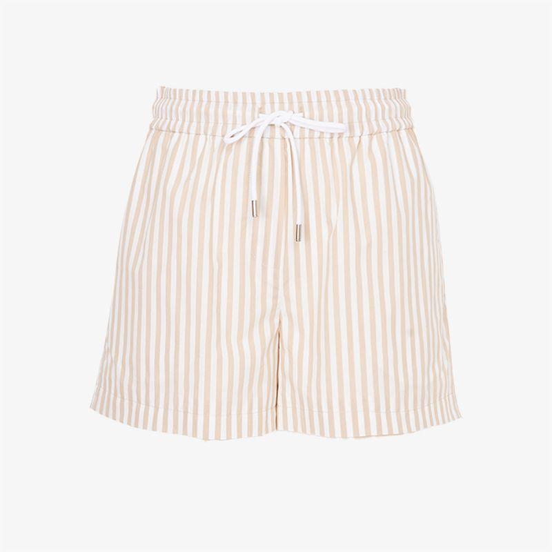 

Blacknini Yin Huafu Spring Symphony Cool Stripe Shirts Shorts Set Khakis (shorts) XS