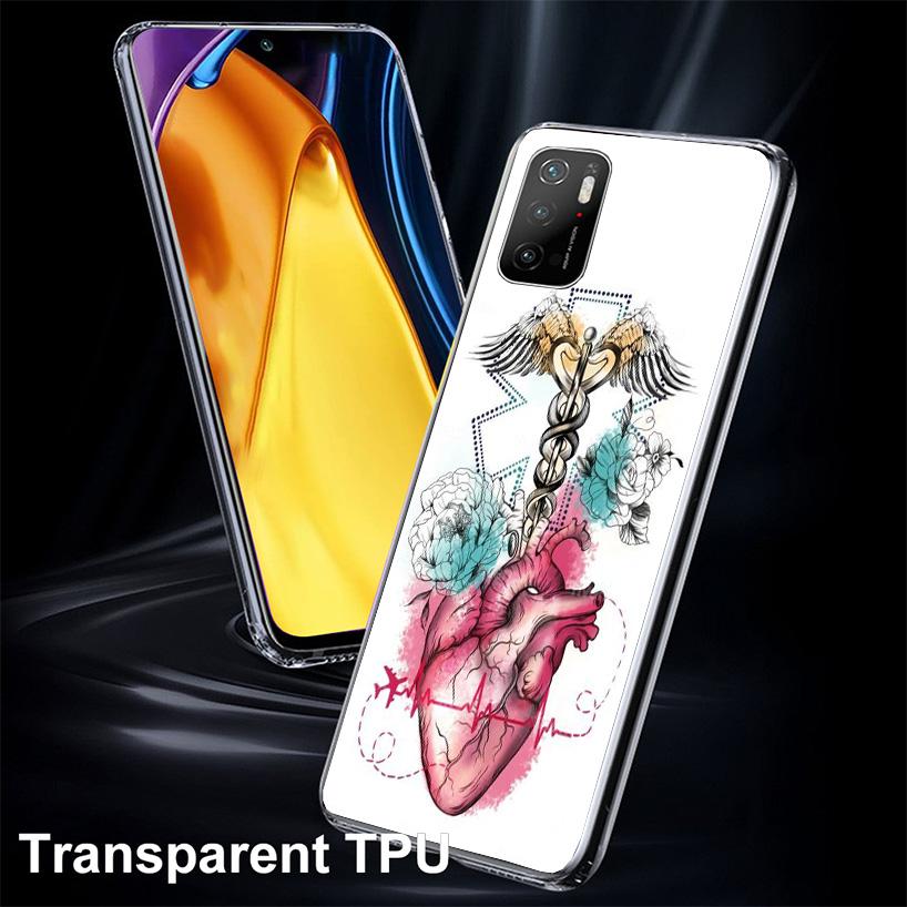 Medicine Nurse Doctor Cover Phone Case For Xiaomi Poco F7 Ultra X7 X6 X5 Pro M7 Redmi 15C 15 13C 13 12C 12 10C 10 9A 9C 9T 9 She