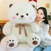 Adorably Charming Bowknot Teddy Bear Plush Toy Cartoon Stuffed Doll For Kids