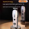 Wireless Digital Display Hair Clipper - Rechargeable Electric Barber Tool for Salon & Home Use