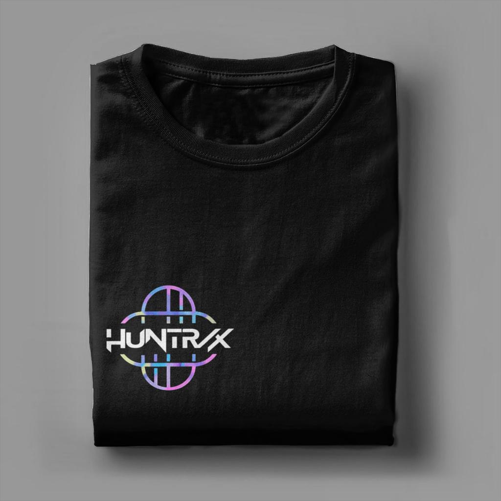 K-POP Demon Hunter Huntrix Logo T Shirt Men 100% Cotton Vintage T-Shirts Round Neck  Tee Shirt Short Sleeve Clothes Summer