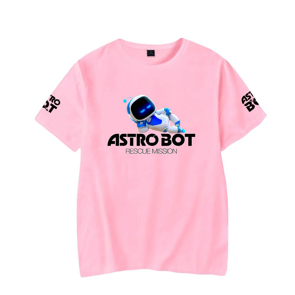 Astro Bot Printing Women Men Tshirt Casual Breathable Tshirts Funny Loose Tees Shirts Street Oversized T-Shirts Man