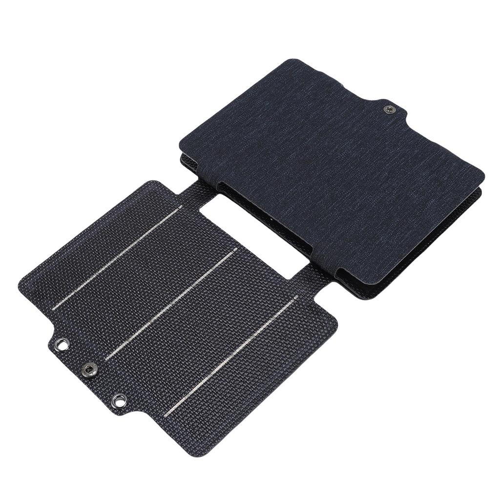 Portable Solar Panel 20W 5V USB and Type-C Monocrystalline Silicon Waterproofing Foldable Solar Panel Charger for Outdoor Hiking Camping
