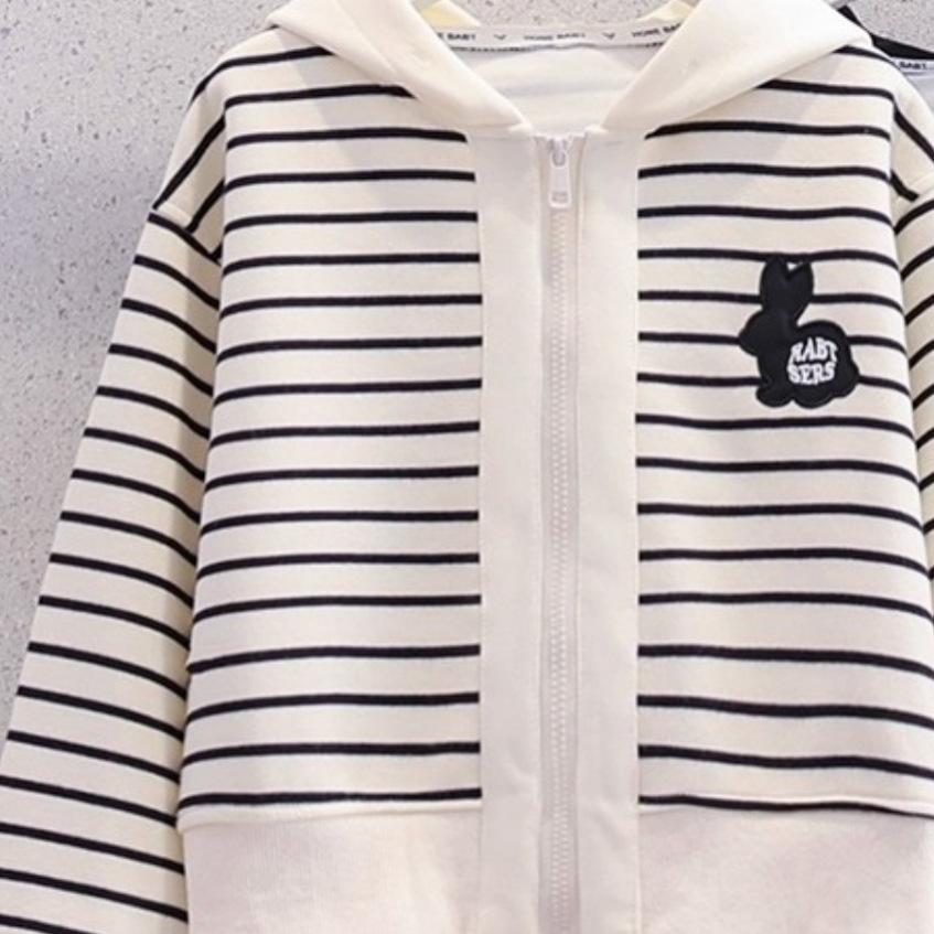 Spring Autumn Girls Hooded Sweatshirt Soft Comfortable Outerwear for Kids