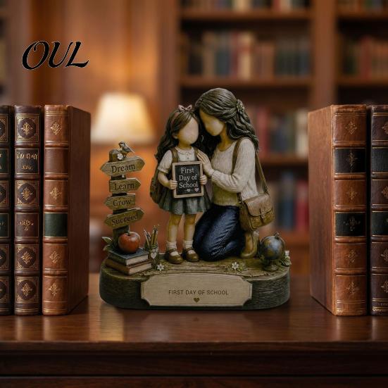 Fine Craftsmanship Decorative Items Wooden Reading Desktop Ornaments for Home Office Decor, Minimalist Figurine, Fashionable Small Creative Art Craft