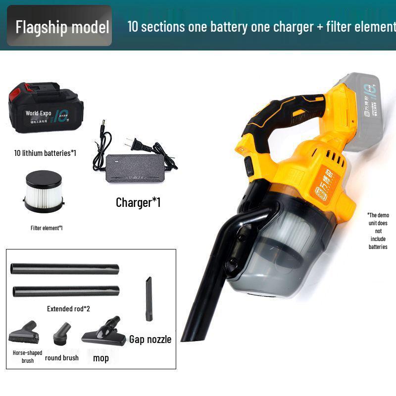 High-Power Wireless Auto & Home Vacuum Cleaner - Strong, Automatic Dust Collector