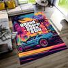 Grand Theft Auto Customize Text Floor Mat Perfect for Kitchen Bedrooms Game Room Living Rooms Anti-slip Rug Decorate Offices