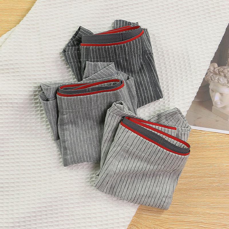 Classic Stripe Series Men's Basic Flat Angle Underwear