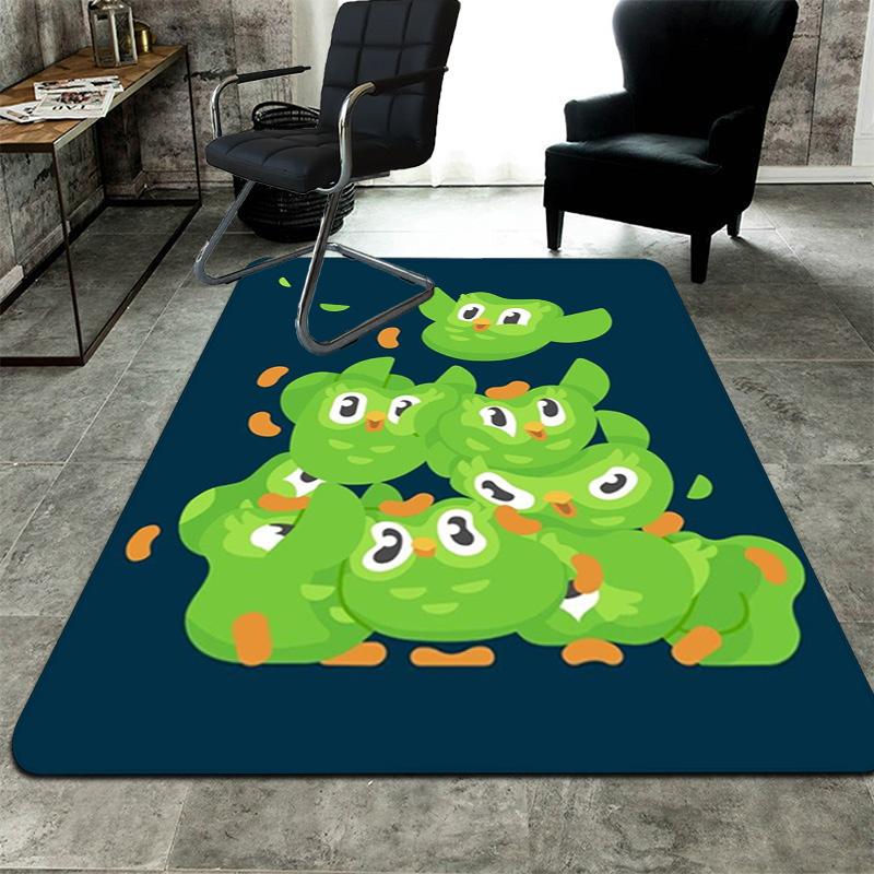Doolingo-inspired Rug Floor Mat for Living Room or Bedroom Soft and Comfortable Carpet a Gift for Birthday and Holiday.