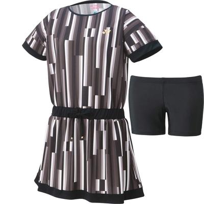 One Piece Inner 20728 Black S [Yonex] (with Spats) Women's (007)