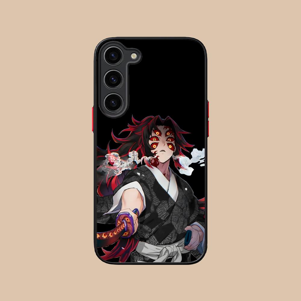 Demon Slayer Kokushibo Phone Case for Samsung Galaxy S25 S24 S23 S22 S21 Plus FE Ultra Colour Silicone Protective Pretty Cover