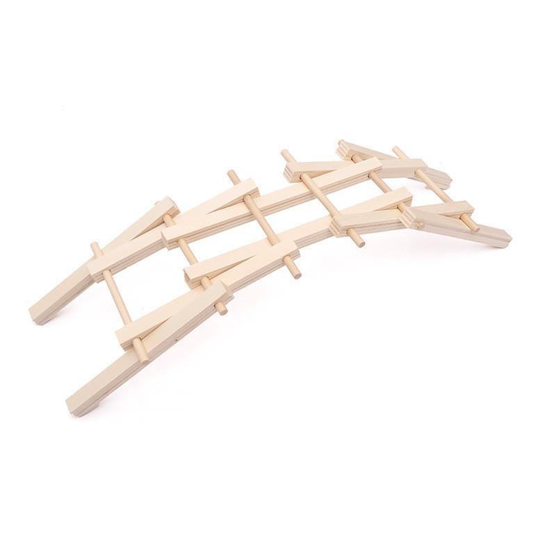 

Science Educational Toy Small Production Wooden Arch Bridge Physics Experiment Diy Elementary School Student Handmade Model