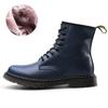 Men's Large-Size European Style Two-Layer Cowhide Martin Boots for Workwear and Casual Wear