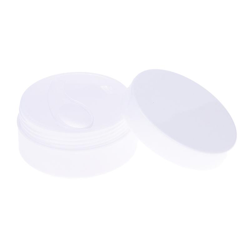 100g leeres Weithalsglas mit Löffel – Flacher Reisebehälter für Augenmasken, Körpercreme und Lotion