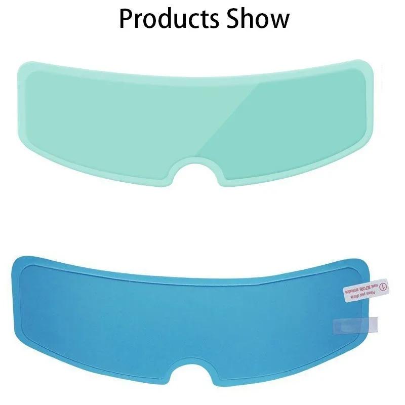 Motorcycle Helmet Anti Fog Visor Lens Insert Long-Lasting Anti-Fog Insert Stickers Weatherproof Helmet Lens Sticker Helmet Visor