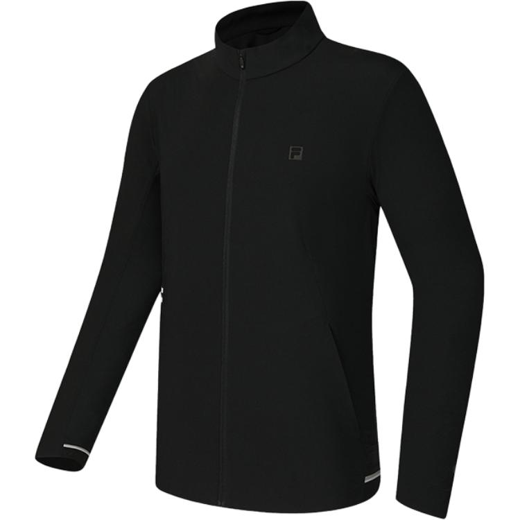 FILA Golf Series Sports Stand Collar UV Protection Zip Jacket Men Jackets A11M535701F-BK