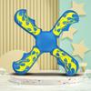 Interactive Children Boomerang Soft Four-leaf Cross Flying Disc Spinner Four-Bladed  Outdoor Toys