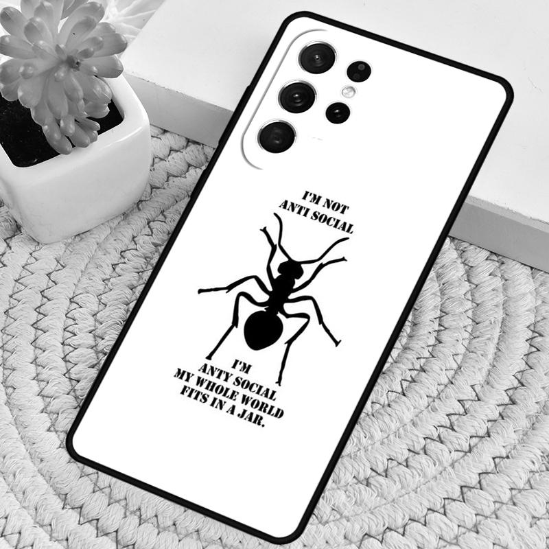 Creepy Ant Insects Scary Phone Case for Samsung Galaxy note 10 pro S26 Ultra S23 S24 FE S25 S21 S22 PLUS shockproof Cove