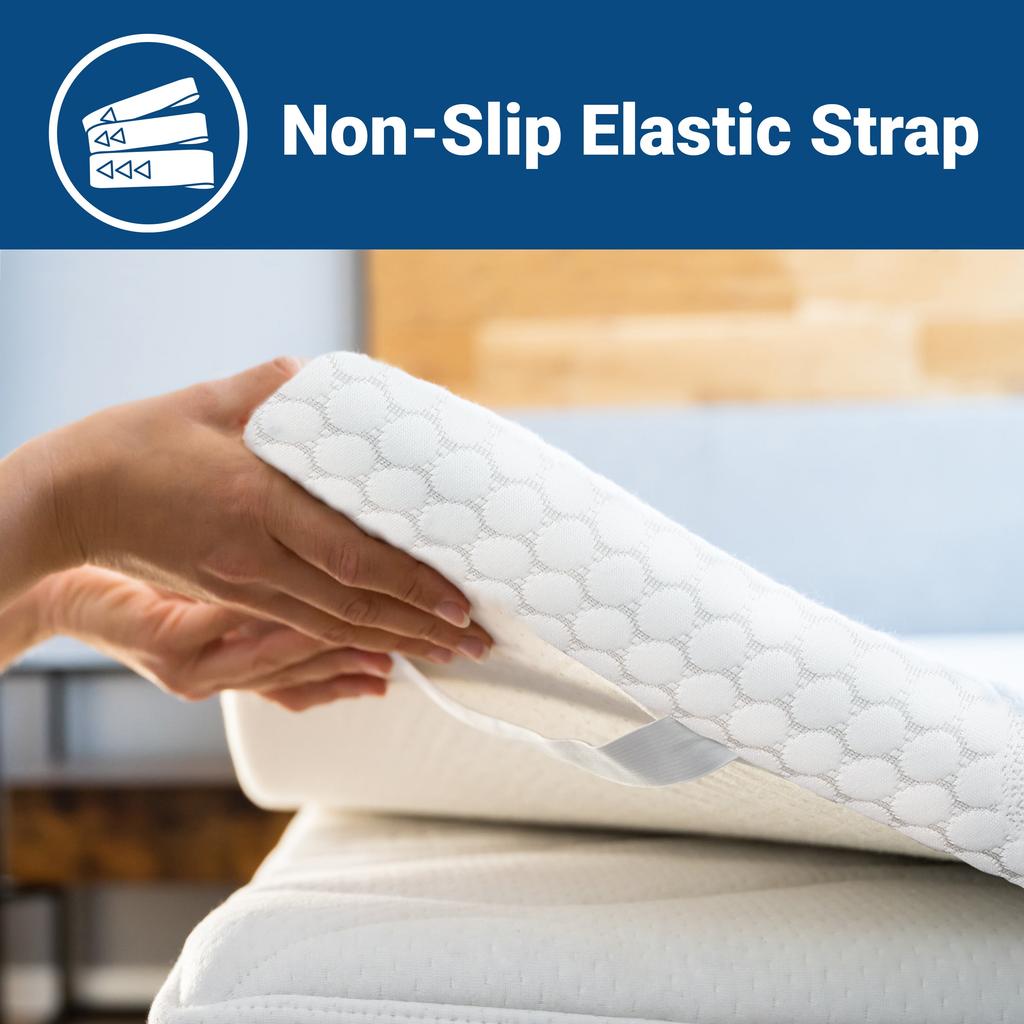 The White Stone Surmatelas en mousse à mémoire de forme | Correcteur de matelas 6 cm 