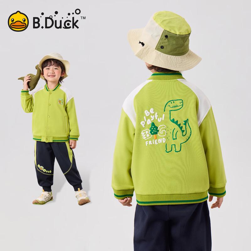 B.Duck Boys  Spring Autumn Baseball Jacket 110