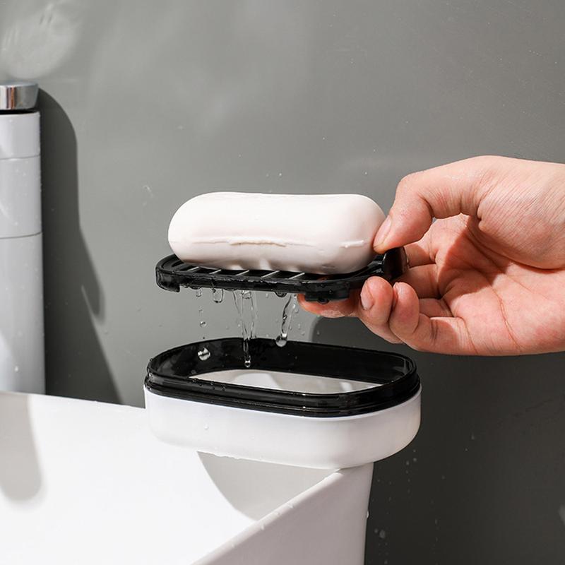 Soap Container Box Strong Sealing Travel Soap Holder Durable Soap Case Easy To Clean Bar Soap Container Soap Dish For Bathroom