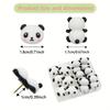 Cartoon Panda Pushpins for Message Boards and Photo Walls