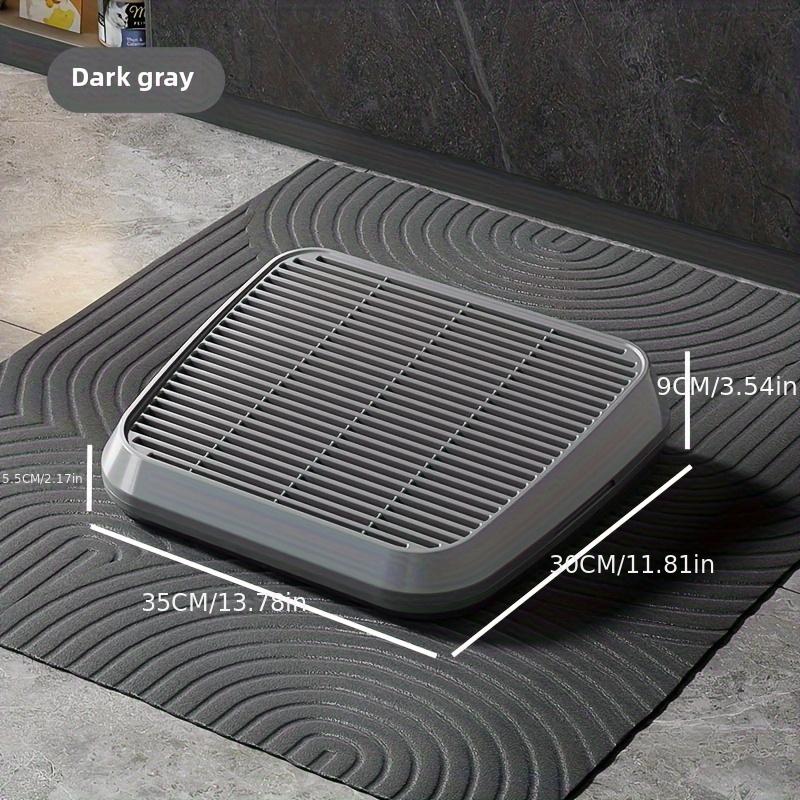 

Double-Layer Design Pet Litter Mat, Leak-Proof Non-Slip Litter Mat for Cat & Dog Toilets, Durable Easy To Clean Pet Litter Mat