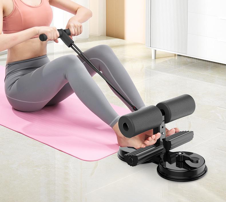 Qun Sheng Sit-up Assistant: Double Suction Cup Abdominal Exercise Tool for Home Fitness