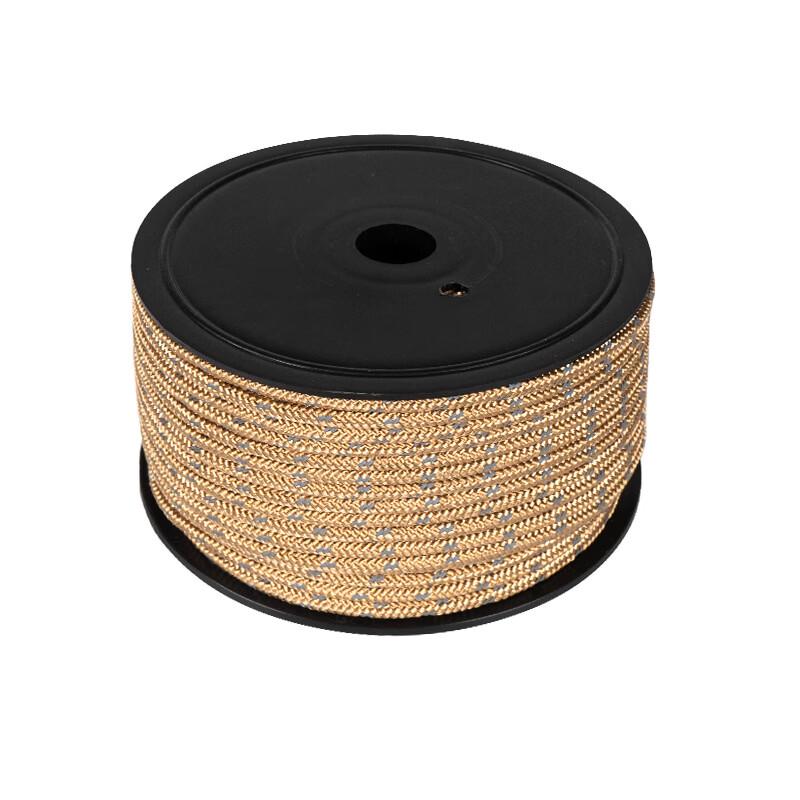 

ZISIZ Outdoor 6mm Thickened Reflective Windproof Tent Rope 6mm x 50m