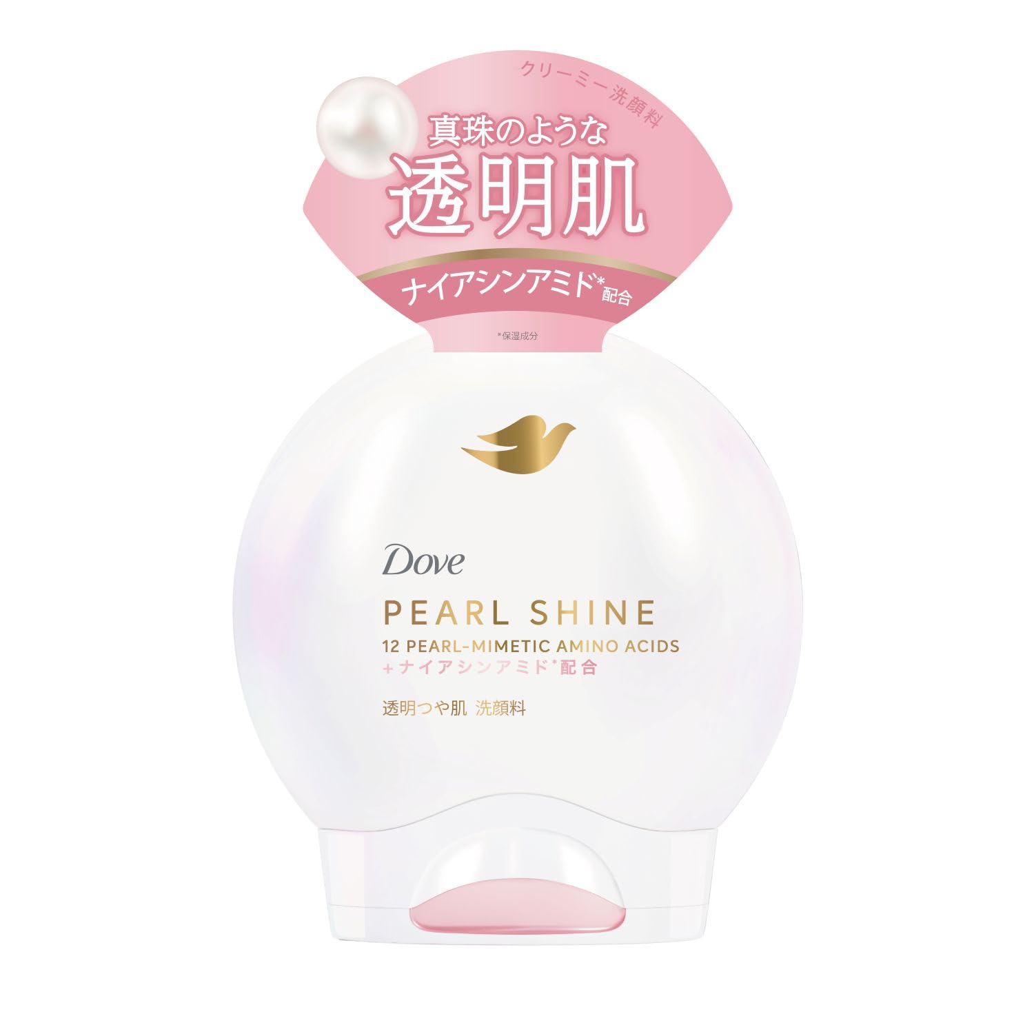 

Dove Face Care Pearl Shine Clear Glow Facial Cleanser Foam 140g Brightening Skin Wash