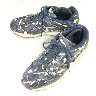 XS 850 x BWGH Tênis de Couro Masculino UK9 28.0 Azul Branco Tênis(USADO)