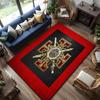 2026 New Style Modern Freemasonry Carpet Rug for Living Room Bedroom Home Sofa Decoration,Kids Play Non-slip Floor Mat