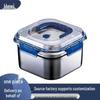 Stainless Steel Airtight Food Storage Container - Microwave & Induction Safe, Portable, Divided, Anti-Drip Bowl for Multi-Use