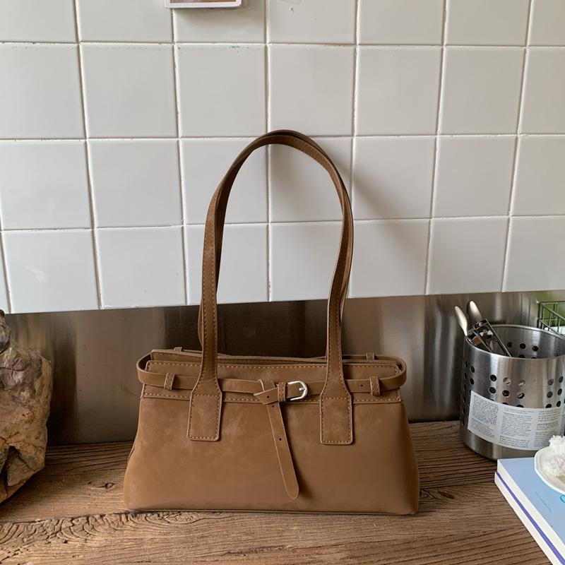 Retro bag women's large capacity 2025 new autumn and winter versatile casual shoulder bag premium texture commuter tote bag