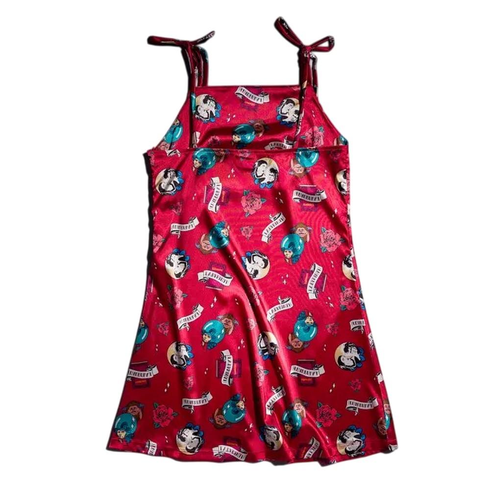 Labyrinth Womens/Ladies Tattoo Satin Mini Dress