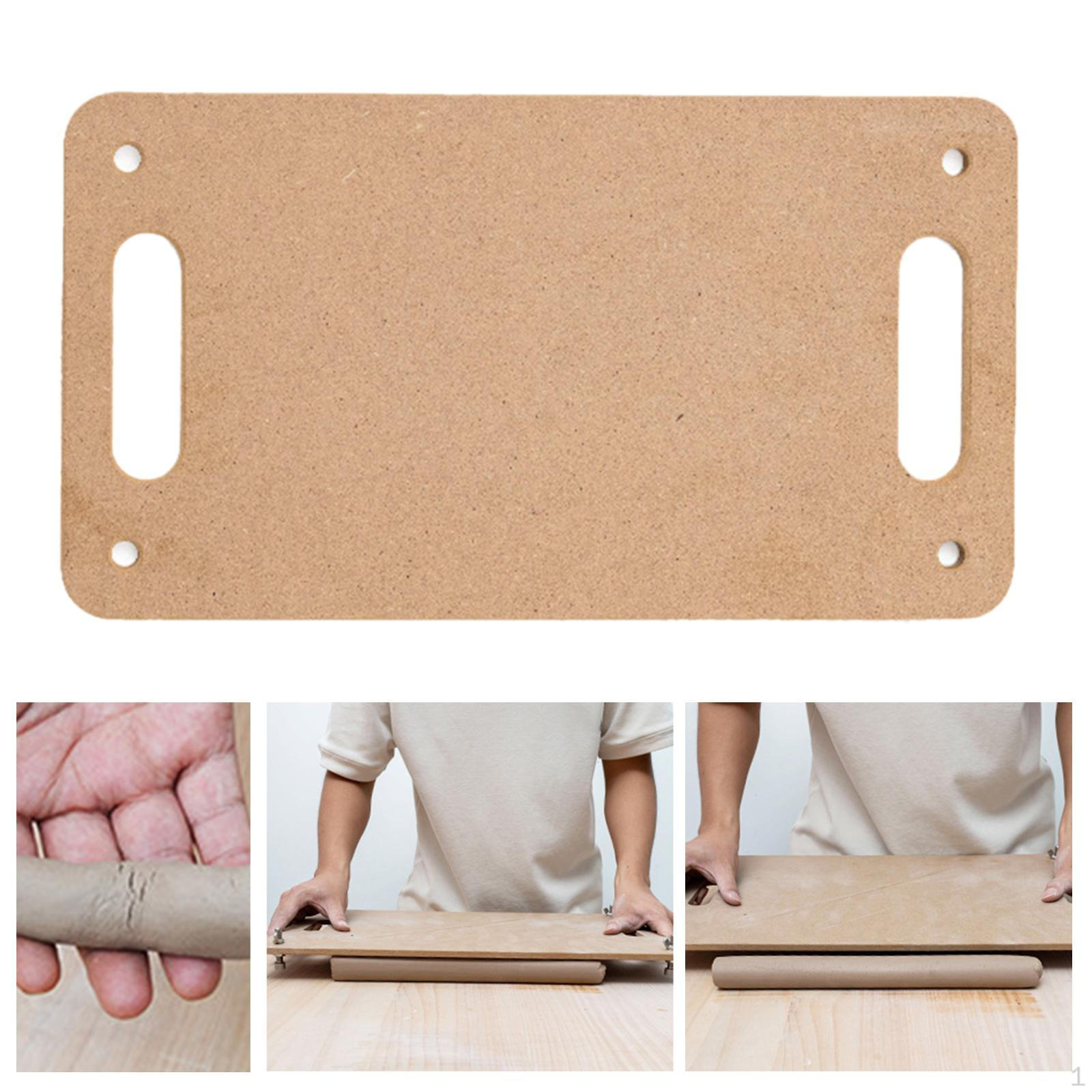 

Доска для расклинивания глины, практичная основа со встроенной ручкой, чистый коврик для грязи для тонкой работы S