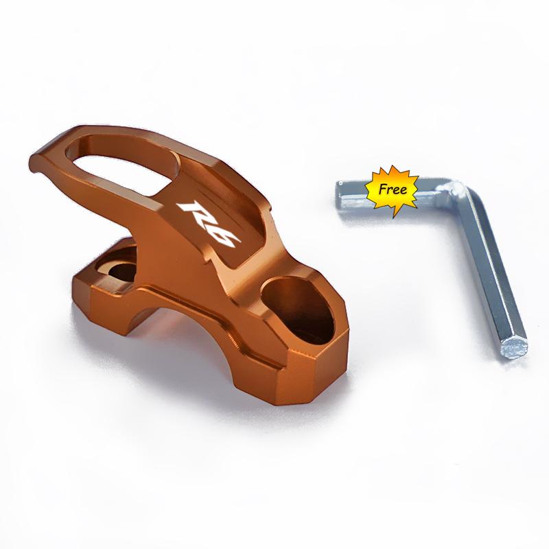 For Yamaha YZFR6 YZF R6 R6S 1999-2015 2005 2007 Motorcycle Brake Master Cylinder Bracket Bag Luggage Clamp Holder Helmet Hook