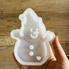 Neue Schneemann Kerzenform Weihnachten Schneemann Form Zement Gips Ornamentform Epoxidharzform Weihnachtsgeschenke