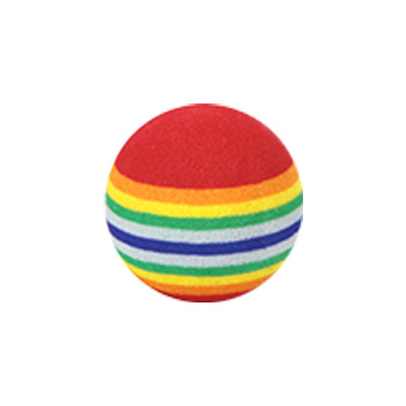 Rainbow Multi-Color Foam Golf Balls for Indoor Practice and Pet Play - Available In 5 Sizes