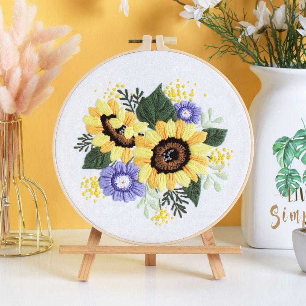 Starter Kit Embroidery Starters Kit Cotton Linen Cloth Cloth Embroidery Cross Stitch Kits  Adults