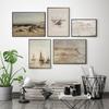Vintage Coastal Nautical Poster Landscape Art Print Retro Canvas Oil Painting Gallery Wall Picture Living Room Home Decor