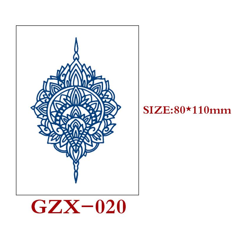 Herbal Semi-Permanent Tattoo Sticker, Semi-Permanent Tattoo Sticker, Waterproof, Sweat-Proof Tattoo