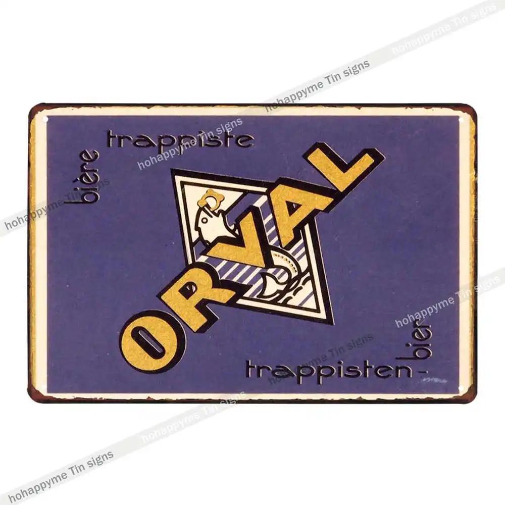 Home Decor Metal Plates Signs Belgium Beer Tin Painting Decoration Bar Club Cafe Man Cave Poster Vintage Wall Art Plaque 20x30cm