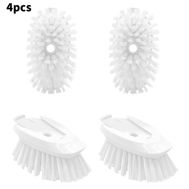 

White Dish Brush Tool For Oxo Kitchen Scrubber With Easy Functionality Install